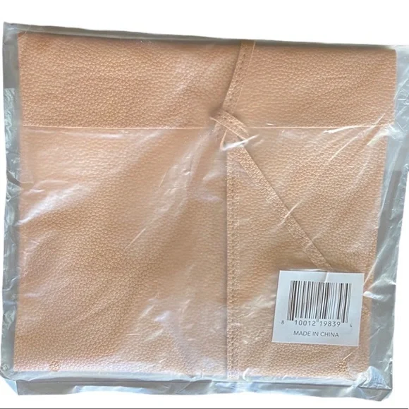 Saks Fifth Avenue Rose Gold Exclusive Tote Bag & Tech Roll-up Case - Picture 3 of 7